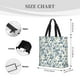 thumbnail image 3 of Easygdp Vintage Blue Floral Bolsa Tote para Mujer, Bolso de Hombro para Trabajo, Playa, Viajes, Compras y Supermercado, 3 of 7