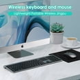 thumbnail image 5 of Vtin Gaming 2.4G Rechargeable Cordless Wireless Ultra Slim Keyboard and Mouse Combo, 5 of 17
