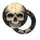 thumbnail image 2 of Balery Gothic Winged Skull Fundas de asiento para taburete de bar redondo de tela de terciopelo ajustables que protegen de arañazos y manchas para sillas de 14 a 17 pulgadas.-14 inch, 2 of 7