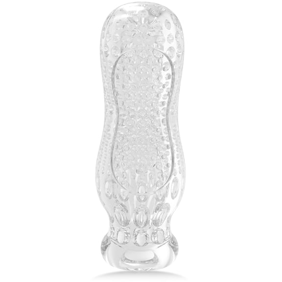 Manual Portable Male Stroker Without Vibration,Clear Soft Silicone Male Masturbator Cup,Adult Sex Toys for Men Couples
