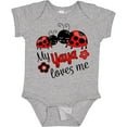 thumbnail image 3 of Inktastic My Yaya Loves Me with Cute Ladybugs Boys or Girls Baby Bodysuit, 3 of 5
