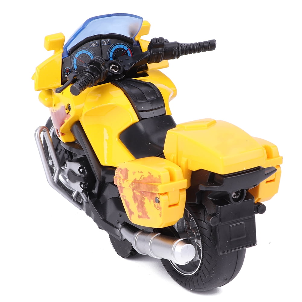 Motorbike Model Alloy Vehicle Toy Pull Back For Children Kids Yellow Walmart