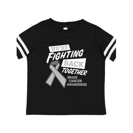 

Inktastic We re Fighting Back Together- Brain Cancer Awareness Gift Toddler Boy or Toddler Girl T-Shirt