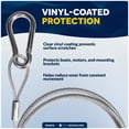 thumbnail image 4 of Five Oceans 50" Vinyl-Coated Steel Outboard Safety Cable 3/16" with Snap Hook – Security Cable for Boat Engine Brackets - FO4976, 4 of 6