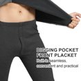 thumbnail image 4 of Ropa interior térmica para hombre, Calzoncillos largos con forro de lana, conjunto de ropa interior larga para clima frío, invierno, parte superior inferior, 4 of 7