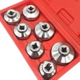 thumbnail image 3 of 7-piece 7 Pieces 3/8'' Oil Filter Cap Wrench Socket Set Tool Kit, 24 27 29 30 32 36 38mm Replacement for, 3 of 6
