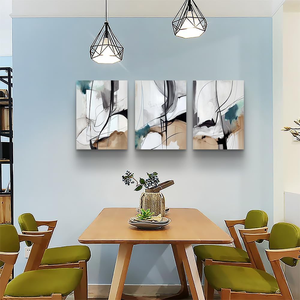 Canvas Wall Art For Living Room Wall Decor For Bedroom Modern Family Canvas Art Office Decor Abstract Wall Paintings Pictures Artwork Ready To Hang Room Home Decorations 12" X 16" 3 Piece