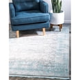 thumbnail image 1 of Unique Loom 3129987 5 x 8 ft. Apollo New Classical Rectangular Rug, Blue, 1 of 2