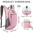 thumbnail image 4 of Mochila de Senderismo G4Free Ligera Impermeable Plegable 10L/15L, 4 of 8
