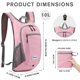 thumbnail image 4 of Mochila de Senderismo G4Free Ligera Impermeable Plegable 10L/15L, 4 of 8