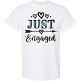 thumbnail image 3 of Inktastic Engagement Announcement Just Engaged T-Shirt, 3 of 5