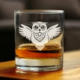 thumbnail image 2 of Bevvee Whiskey Rocks Glass 10.25 oz Cute Owl Gifts for Owl Lovers Glassware & Drinkware, 2 of 4