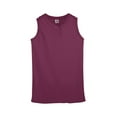 thumbnail image 2 of Augusta Ladies Sleeveless Two Button Softball Jersey 550 Maroon 2Xl, 2 of 2
