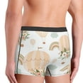 thumbnail image 4 of Kdxio Men's Boxer Briefs with Air Balloon and Flower Print - Comfortable and Breathable Underwear for Everyday Wear, 4 of 7