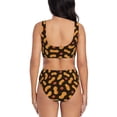thumbnail image 3 of Honeii Peanuts5 Print Women’s Bikini Set,Two Piece Swimsuit Bathing Suits,Stylish High Elasticity Swimwear for Beach and Pool, 3 of 7