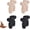 Black*2pairs+beige*2pairs, variant on Heel Pads for Shoes,Heel Grips Liner Cushions Inserts for Loose Shoes,Anti Slip Shoe Inserts for Too Big Shoes Women Men,Soft Heel Protectors Stop Heel Slip & Blisters. (Beige*4pairs)