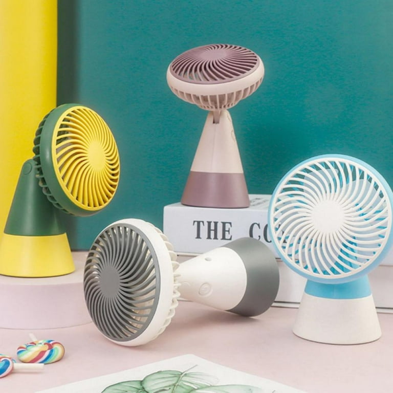 USB Desk Fan Portable Desktop Table Cooling Mini Fan Strong Airflow Quiet Personal Small Fans for Home Office Bedroom Plug in USB Powered