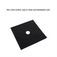 thumbnail image 2 of 6pcs/set Reusable Fiberglass Gas Stove Protector Mat Protective Pad Kitchen Tool (Black), 2 of 4