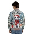 thumbnail image 5 of Merry Christmas Bull Terrier Enjoys Woofmas Winter Xmas Holiday All Over Print 3D Baseball Jacket Bully Dog Lovers Gifts Idea Bomber Jacket Softball - 02022, 5 of 6