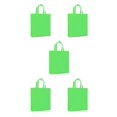 thumbnail image 3 of Decodeary Sacs de Magasinage Réutilisables Sac Fourre-Tout Vert Épicerie Écologique Non Tissé Sac Pliable Vert Ensemble de 5, 3 of 6