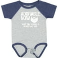 thumbnail image 3 of Inktastic Adorable Now...wait Till I Have a Beard Like Dad in White Boys Baby Bodysuit, 3 of 5