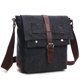 thumbnail image 1 of Hombres hombres bolsa de hombro cámara libro billetera de almacenamiento crossbody pack gran capacidad Camping Flap Messenger bolsa múltiple bolsillos negro pequeño Methold AP004585-10, 1 of 6