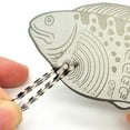 thumbnail image 2 of Fly Fishing Hook Feather Gauge Measuring Ruler Lure Bait Fly Tying Size Tool, 2 of 9