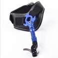 thumbnail image 1 of Equipo de tiro con arco JY192 Compuesto liso Liberación de arco Longitud ajustable Correa de pulsera Dispensador Abrazadera Cabeza asequible Deportes Azul Azul AweSitey OD010930-03B, 1 of 5