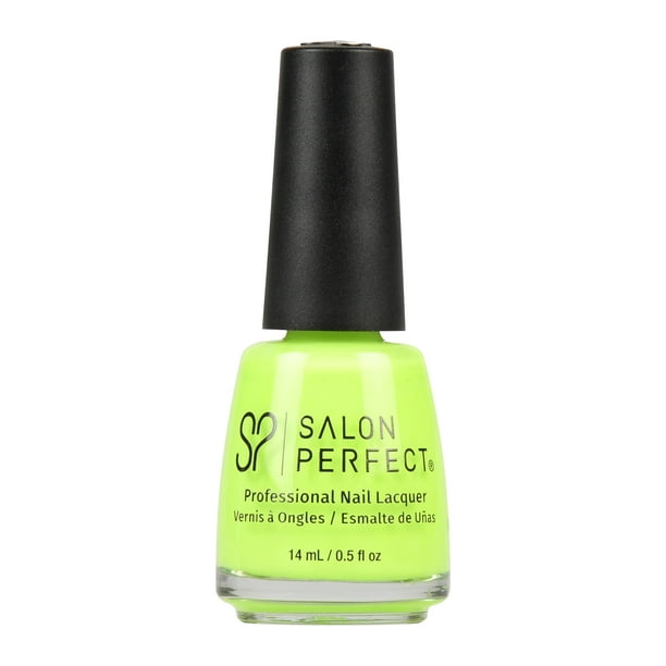 Salon Perfect Nail Polish, Neon Yellow, Va Va Vroom 549, 0.5 fl oz ...