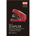 thumbnail image 2 of MAX Flat Clinch Mini Stapler - Staples Upto 25 Sheet - Red - 1 Each, 2 of 2