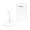 thumbnail image 1 of Vitrina giratoria transparente para figuras de peluche, contenedor de escritorio moderno y práctico con ganchos. Caja de almacenamiento para muñecas. XL Blanco, 1 of 6