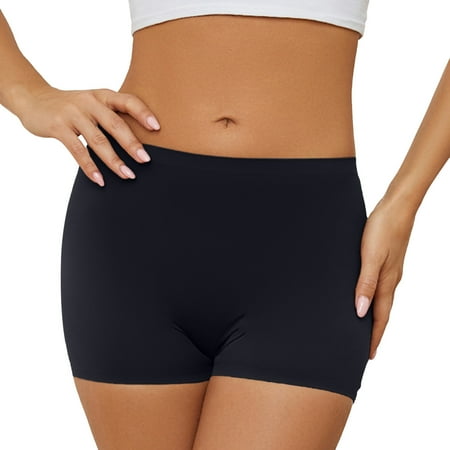 Xiaoxatg Women s Panties Women High Waist Solid Color Short Pants Comfortable Seamless Womens Bottoming Briefs Womens Silk Lingerie Panties