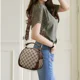 thumbnail image 5 of Bolso de hombro de diseñador con nuevo patrón para mujer, de alta calidad, portátil, con cuadrícula de colores a juego, bolso cruzado clásico y moderno, bolso circular, 5 of 5