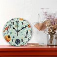 thumbnail image 2 of Yayeee 10" Wall Clock Battery Operated Quartz Round Silent Non-Ticking Home Decor, Space Patterns, 2 of 6