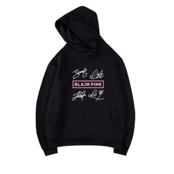 Chandail Périphérique pour Femmes Blackpinks à Capuche, Marque de Mode pour Hommes, Vêtement d'Extérieur, Bas, Haut Polyvalent, Peluche INS, Mode Étudiante
