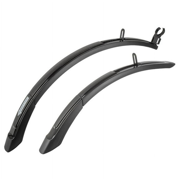 M-Wave Mud Max F R ADJ S Fender, 20''-24'', 55mm, Black