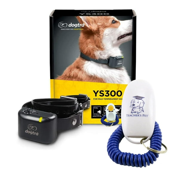 Dogtra YS300 Waterproof Compact No Bark Collar with Teacher's Pet Dog Training Clicker