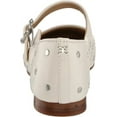 thumbnail image 3 of Sam Edelman Michaela Bright White Studs Mary Jane Ankle Strap Squared Toe Flats (Bright White, 6), 3 of 6