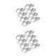 thumbnail image 4 of Ounissouiy Tapa de almacenamiento a prueba de fugas con sellado de tapa dividida 24x Reemplazo para tarro Mason Type1 NO1, 4 of 6