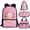 Axolotl Pink, variant on Jeiento Tractor Backpack for School Boys 4th 5th Grade Elementary Bookbag Kids Girls School Bag with Lunch Box Pencil Case Bottle Holder Set 4Pcs Middle Student Backpacks Travel Rucksacks Green