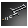 thumbnail image 1 of Polishing Folding Pot Filler Solid Brass Wall Mounted Kitchen Sink Faucet Tap With 360 Degree Rotation Spout ,Easy to Install, 1 of 5