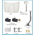 thumbnail image 4 of 2x2 Mimo Parabolic Grid Antenna Kit 698-6000MHz, 30dBi Directional Outdoor Antennas for 4G LTE and 5G Routers, Hotspots and Gateways, 4 of 8