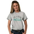 thumbnail image 5 of Life Better As Mermaid Beach Lover Women's Graphic T Shirt Tees Brisco Brands L, 5 of 5