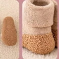 thumbnail image 6 of IROINNID Infant Baby Winter Cotton Footwear Plush Warm Shoes And Socks Kids Indoor Walking Shoes, Size 3M-3Y, 6 of 7
