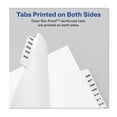 thumbnail image 4 of Preprinted Legal Exhibit Side Tab Index Dividers, Avery Style, 10-Tab, 16, 11 X 8.5, White, 25/pack, (1016), 4 of 6