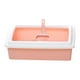 thumbnail image 5 of Bandeja de arena para gatos, orinal, inodoro para mascotas, caja de arena, contenedor, orinal a prueba de salpicaduras Rosa, 5 of 9
