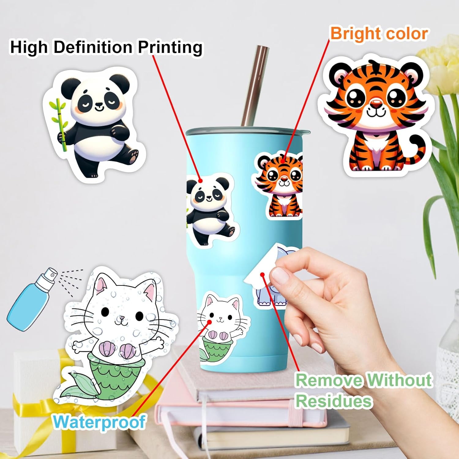 Sticker Resistente Al Agua Personalizado | Cuotas sin interés
