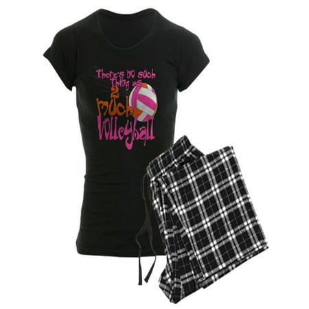 

CafePress - 2 Much Volleyball - Women s Dark Pajamas