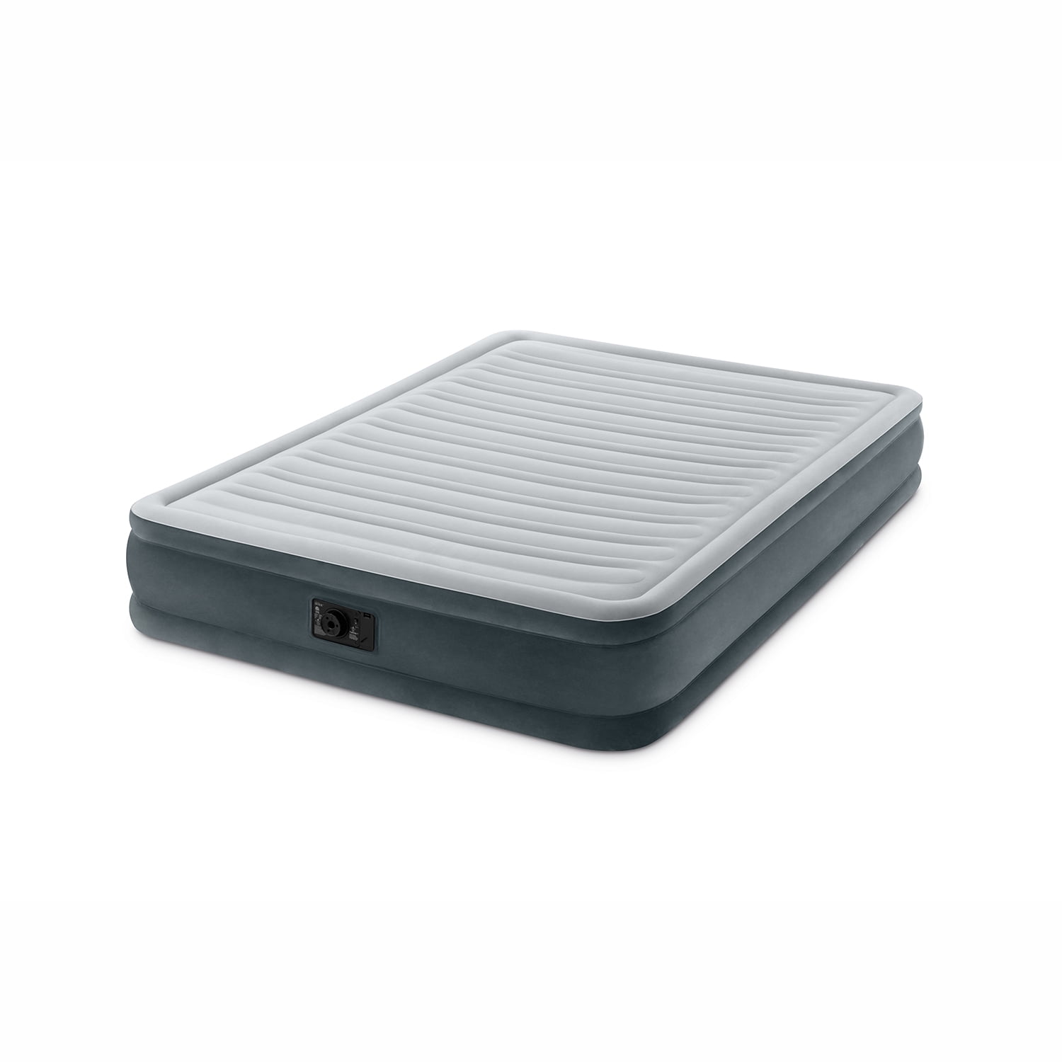 Intex Dura-Beam Comfort Plush Mid Rise Air Bed Queen Size with built-in electric pump #67770 