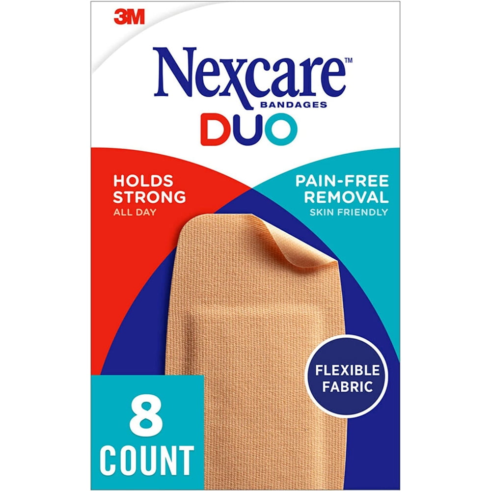 Nexcare Duo Bandages All One Size - 8 ct